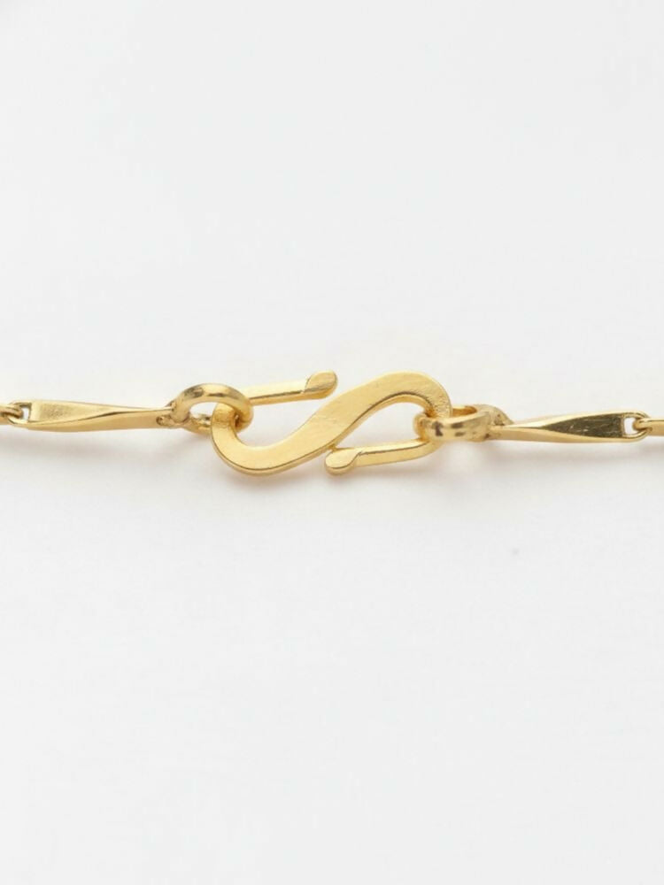 NVR Women Gold Plated Handcrafted Minimal Chain - Distacart