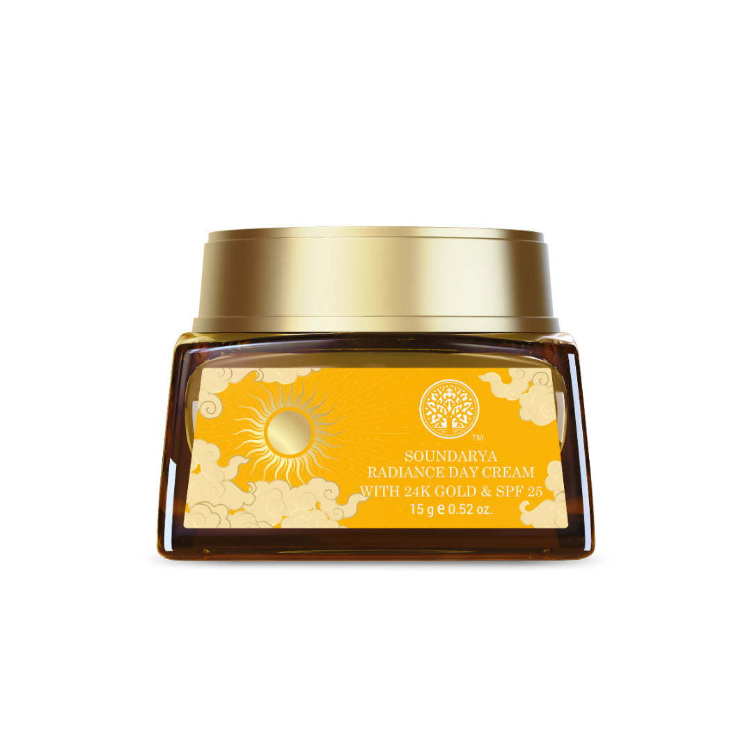 Forest Essentials Soundarya Radiance Cream With 24K Gold & SPF 25 - Distacart