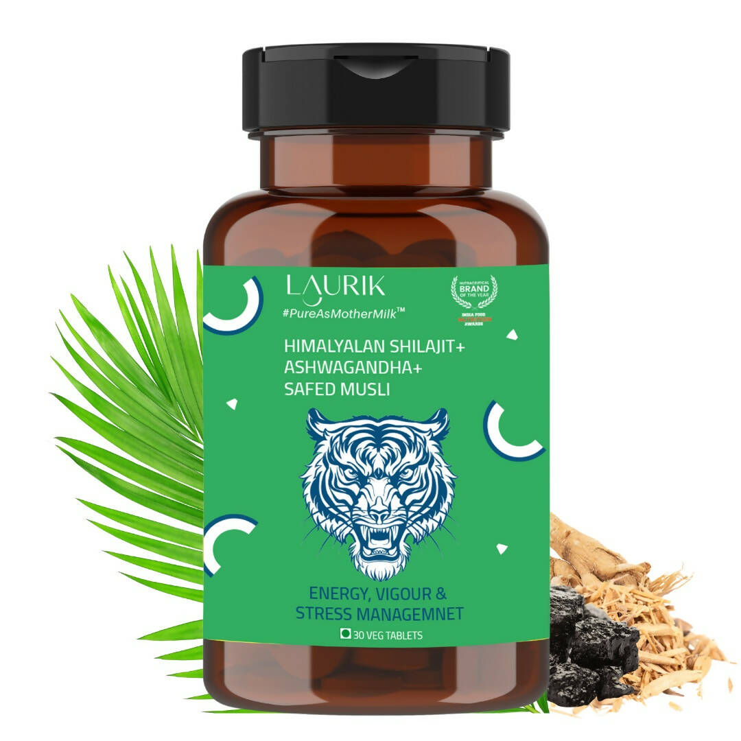 Laurik Testosterone Himalayan Sj, Ashwagandha, Safed Musli, Maca Root, And Korean Red Ginseng Tablets - Distacart