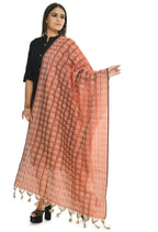 Mominos Fashion Moeza Handloom Cotton Red Dupatta - Distacart