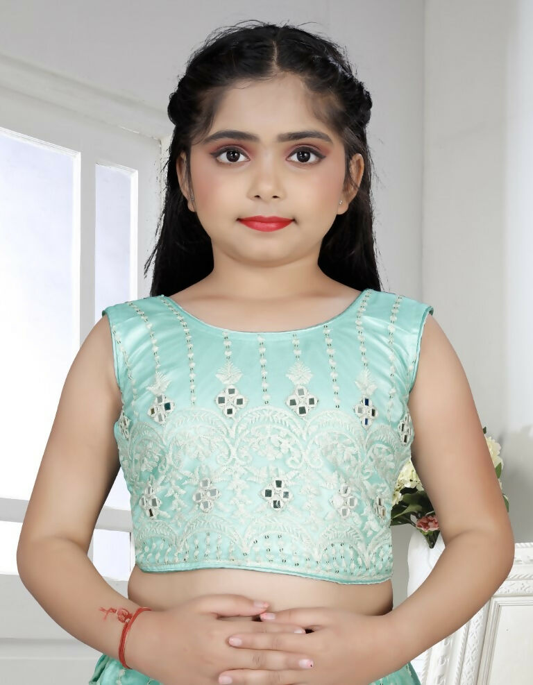 Wedding Designer Sky Net Kidswear Lehenga - Aaradhna