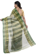 Exclusive Collection Off White 100% Pure Cotton Tant Saree - Distacart