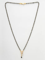 NVR Women Ethnic Gold-Plated Beaded Mangalsutra With Ad Stone - Distacart