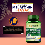 Himalayan Melatonin 10 mg + Tagar 250 mg, Soothing Sleep Formula