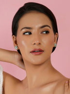 stone stud (mint green ) - Ruby Raang - Distacart