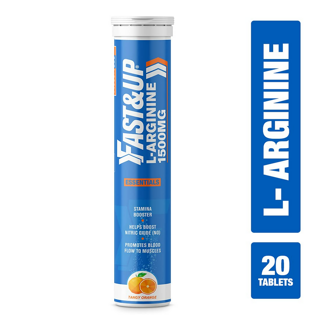 Fast&Up L-Arginine Essentials 1500 Mg & Vitalize Multivitamin Tablets - Orange Flavor - Distacart