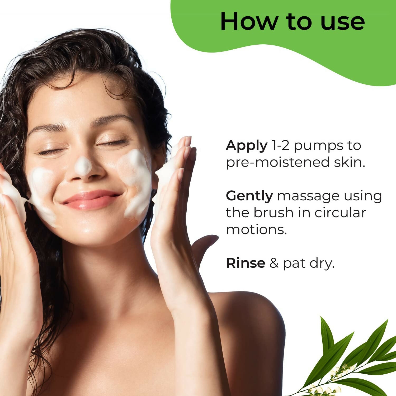 Pilgrim Australian Tea Tree & 1% Salicylic Acid Foaming Face Wash with Brush For Oily Skin, Acne And Pimples - Distacart