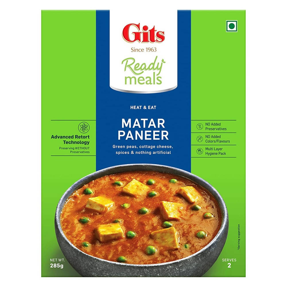 Gits Ready Meals Heat & Eat Matar Paneer