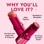 Nykaa Cosmetics Get Cheeky Blush Stick - Rosy Rush
