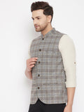 Even Apparels Multi Merino Men's Nehru Jacket-Contrast Lining-Free Pocket Square - Distacart