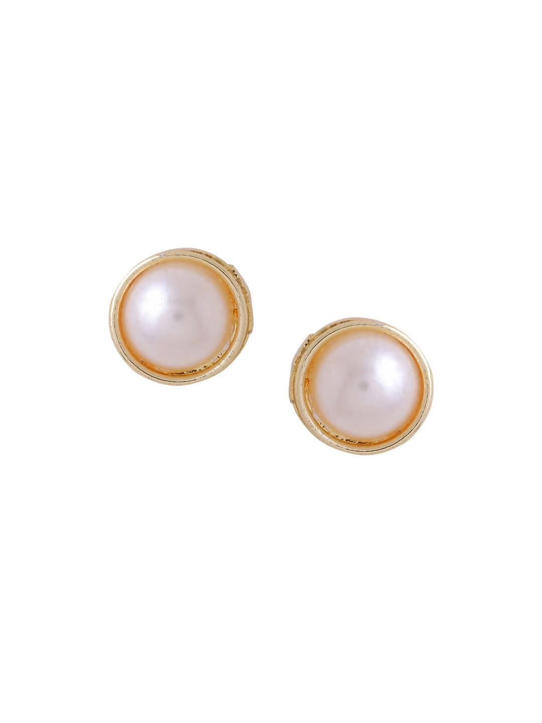 NVR Women Pearl Studded Studs Earrings - Distacart