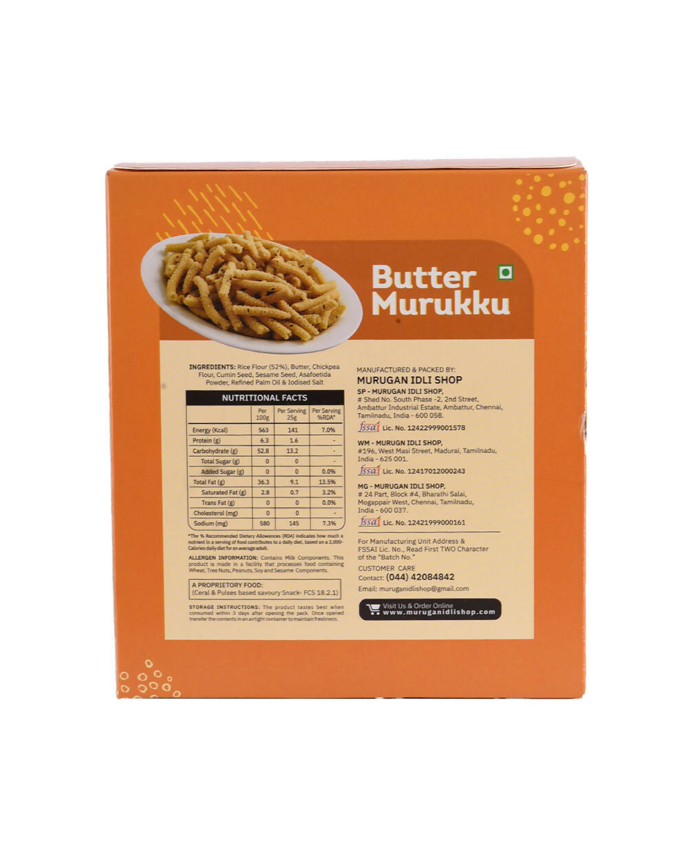 4  BUTTER MURUKKU