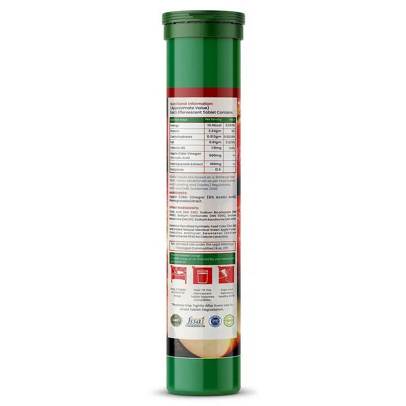 Himalayan Organics Apple Cider Vinegar Effervescent Tablets - Distacart