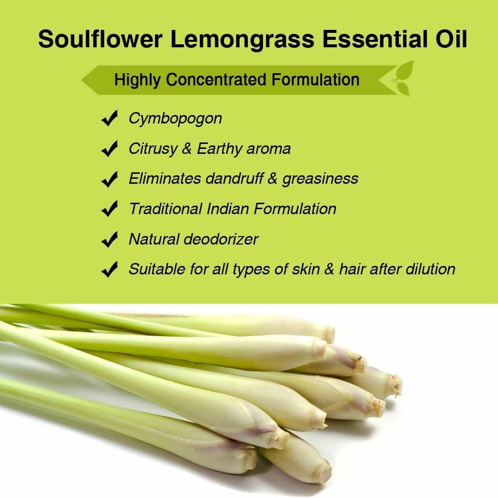 Soulflower Lemongrass Essential Oil