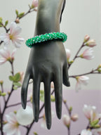 Inhanns Unisex Crystal Bloom – Adjustable Crystal Bead Bracelets - Sea Green - Distacart