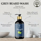 Ivory Natural Grey Beard Wash For Beard Graying And Restoring Beard'S Natural Black Shade - Distacart