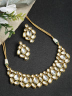 Kundan Choker With Earrings - Ruby Raang - Distacart
