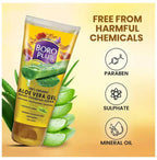 Boroplus 100% Organic Aloe Vera Gel Haldi Chandan Kesar - Distacart