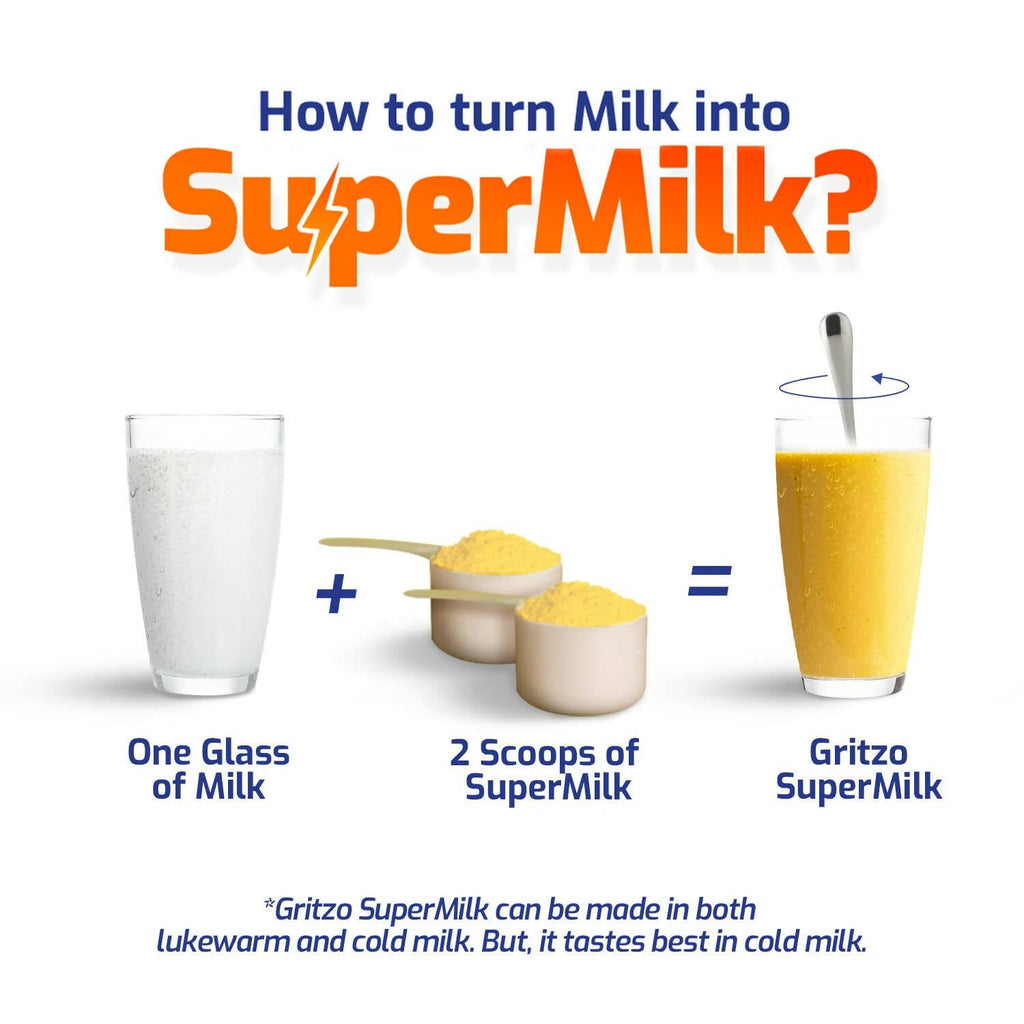 Gritzo SuperMilk 4-7y (Active Kids) Health Drink for Kids - Distacart