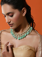 Women's Gold-Plated Necklace - Ruby Raang - Distacart