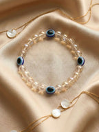NVR White Crystal Evil Eye Bracelet for Men & Women - Distacart