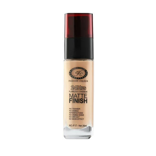 Fashion Colour 24Hrs Matte Finish Flawless Coverage Foundation-Shade 01 (Medium Skin Tone)