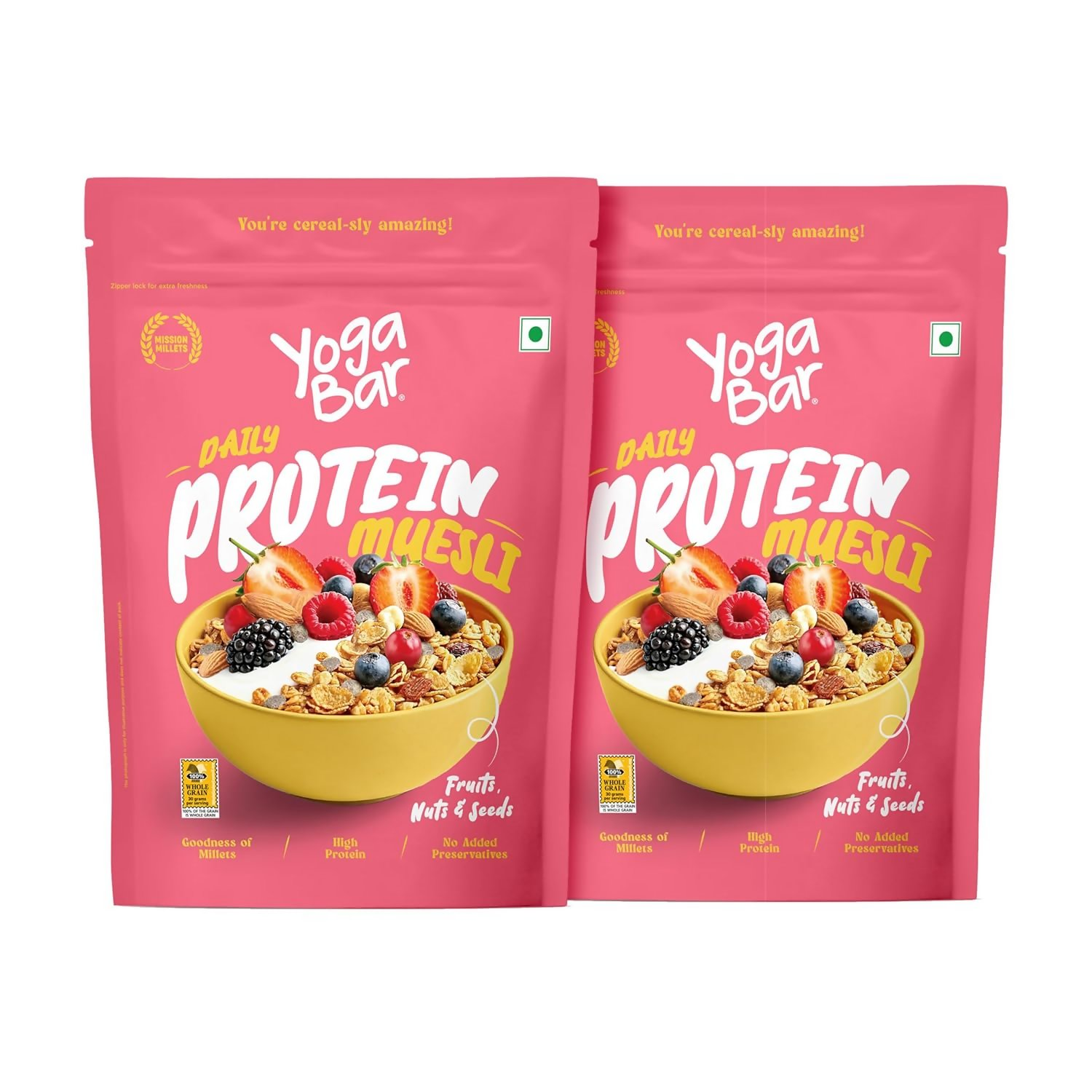 Yoga Bar Daily Protein Muesli Fruits, Nuts & Seeds - Distacart