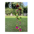 Shuddh Natural Hand Made Palm Leaf Lotus & Parrot Hanging - Distacart