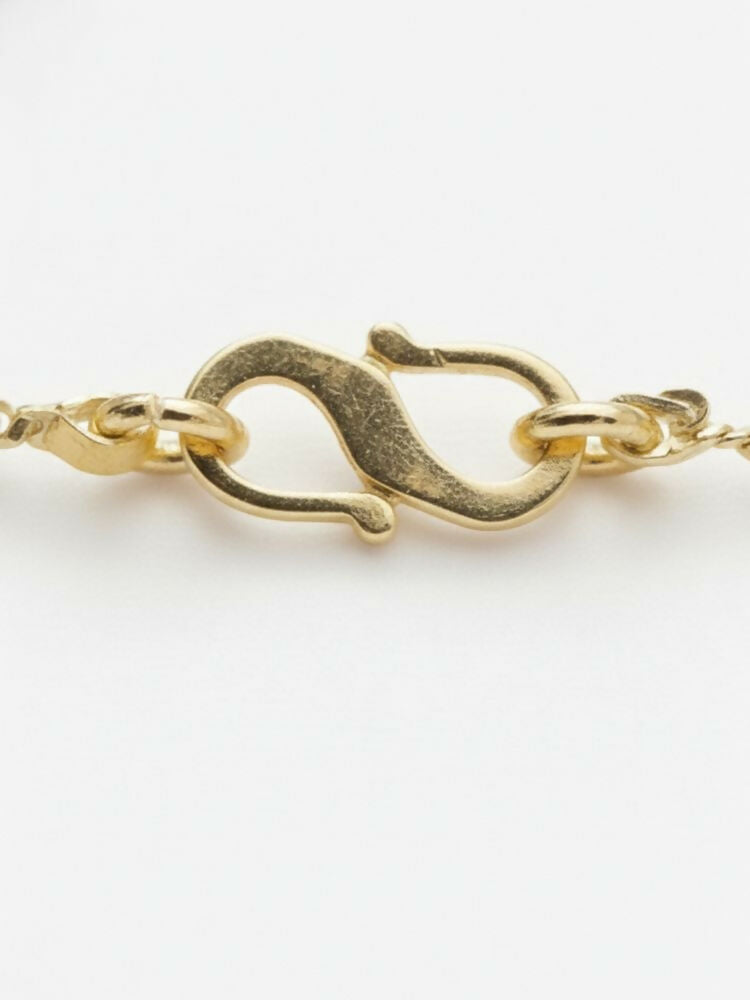 NVR Women Gold Plated Artificial Beads Layered Chain - Distacart