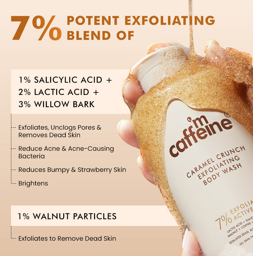 mCaffeine Brighten, De-Tan & Acne-Free Body Wash