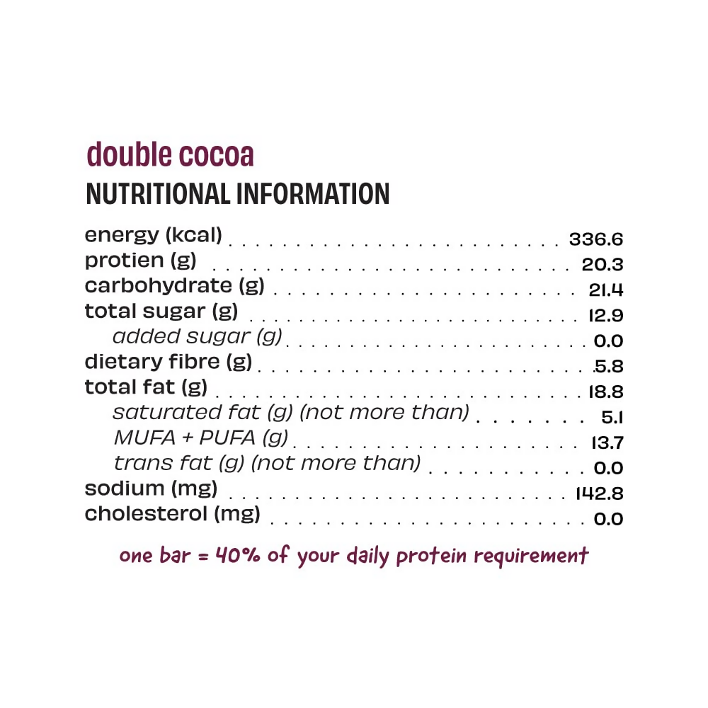 The Whole Truth High Protein Double Cocoa Protein Bar - Distacart