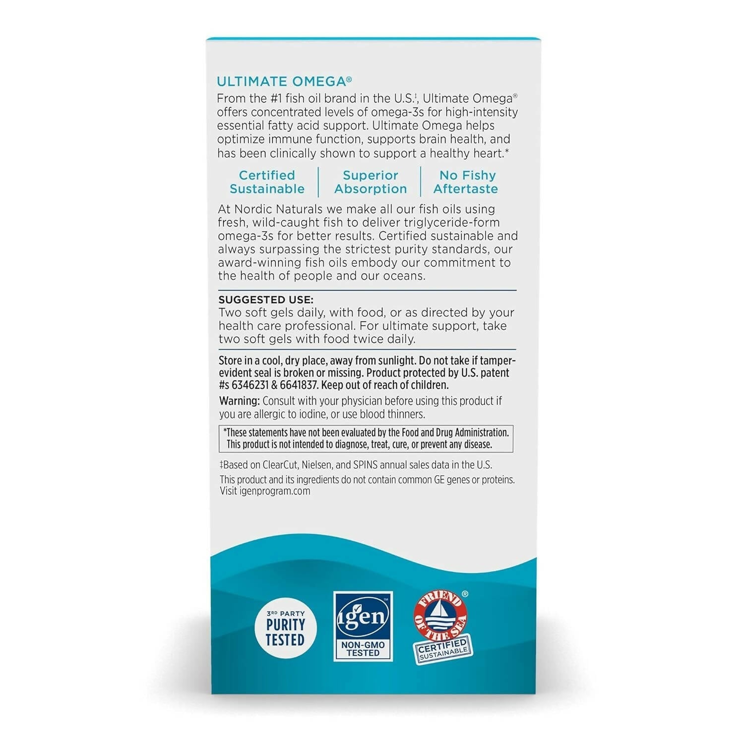 Nordic Naturals Ultimate Omega 3 Fish Oil Softgels - Distacart