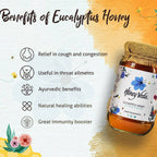 HoneyVeda Premium Raw Eucalyptus Honey - Distacart