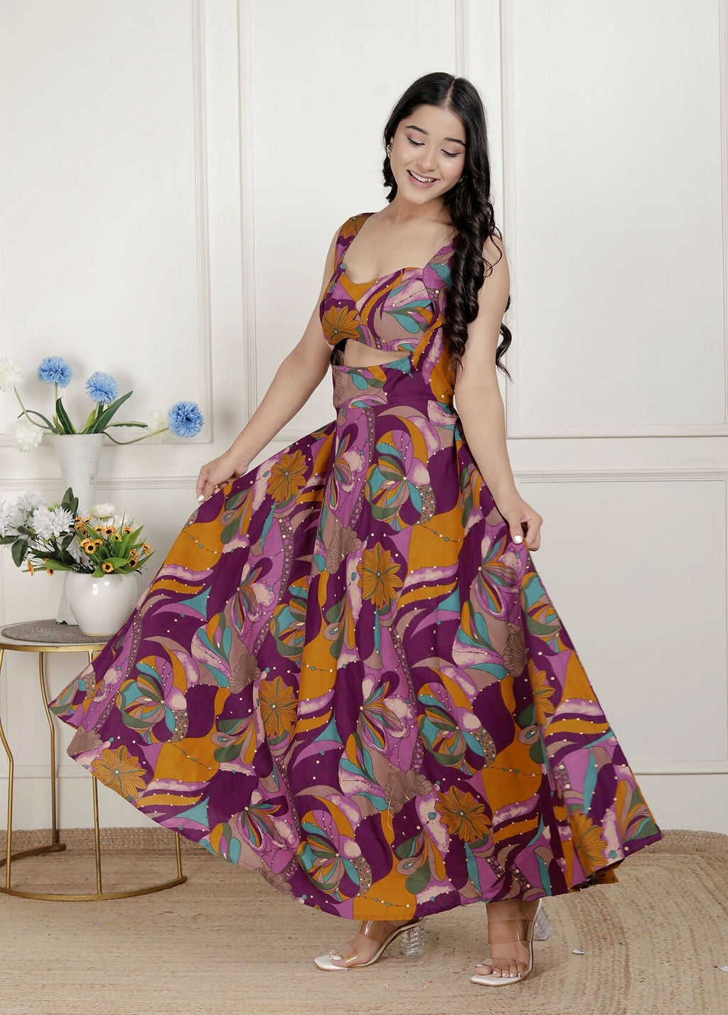 MAGENTA_WESTERN_DRESS (8)
