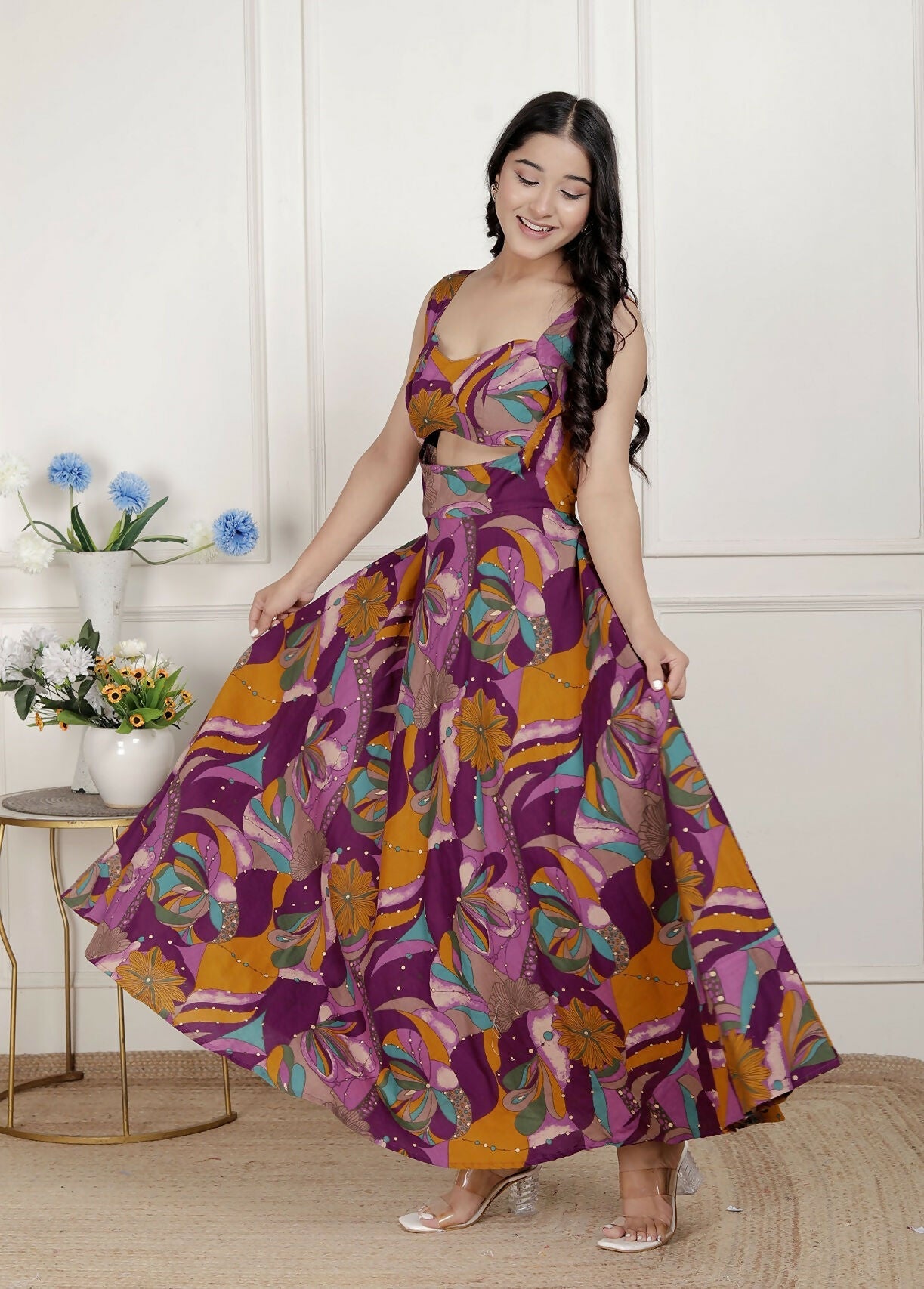 MAGENTA_WESTERN_DRESS (8)