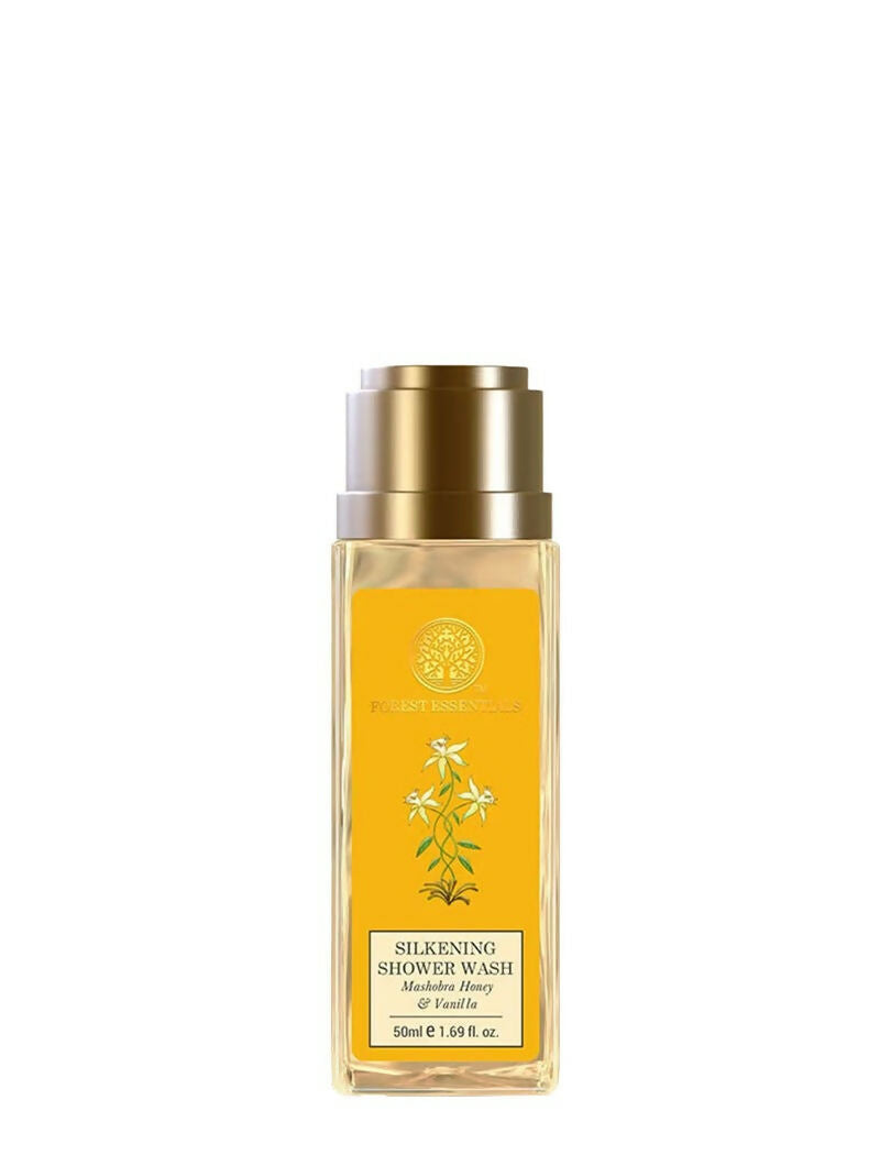 Forest Essentials Travel Size Silkening Shower Wash Mashobra Honey & Vanilla