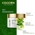 Coccoon Nourishing Hair Mask With Olive Oil, Green Tea & Green Apple