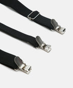 Manet Boys Solid Suspenders - Black
