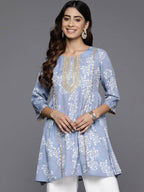 Ahalyaa Women's Traditional wear Tunic - Grey