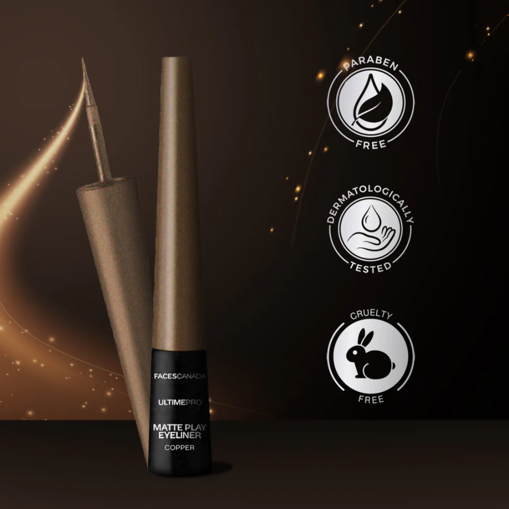 Faces Canada Ultime Pro Matte Play Eyeliner - Copper