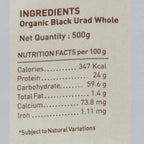 Pure & Sure Black Urad Dal Whole Organic Pulses benefits