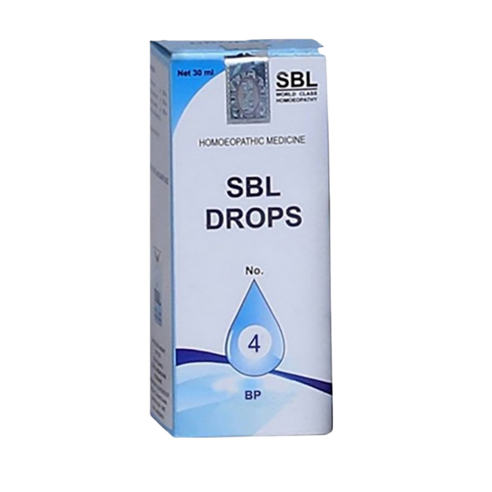 SBL Homeopathy Drops No. 4 (For BP) - Distacart