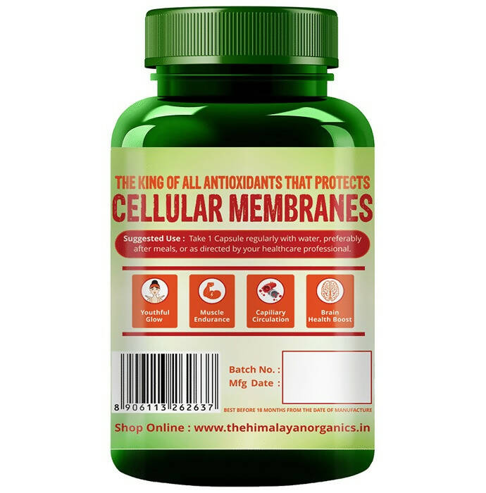 Himalayan Organics Naturally Sourced Astaxanthin Capsules - Distacart