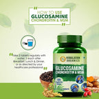 Organics Glucosamine Chondroitin & MSM Boswellia Serrata: 120 Vegetarian Tablets