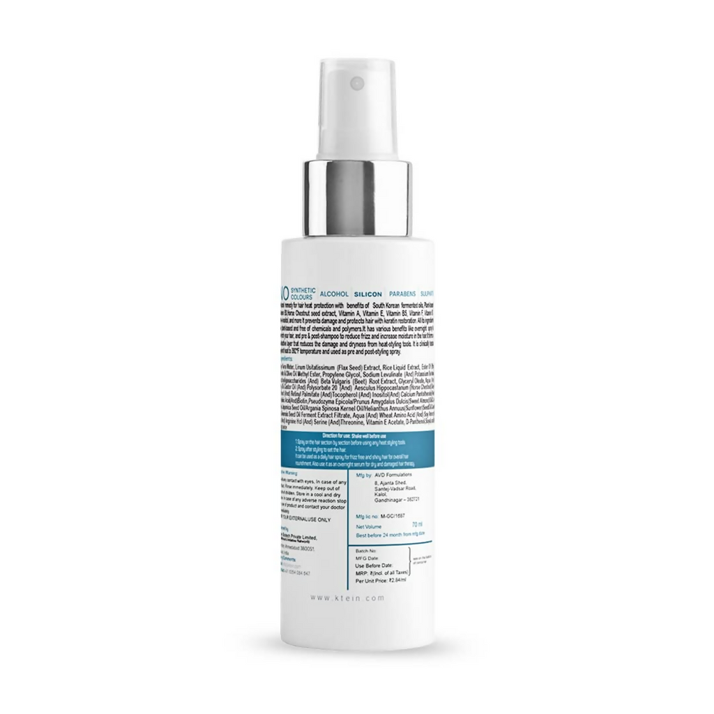 Ktein Natural 100% Plant Based Multi Vitamin Purpose with Deep Nourishment Hairspray For Hair - Distacart