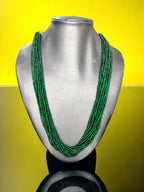 Inhanns Crystal Beads Luxe Edition – Multi-Layered Necklace - Dark Green
