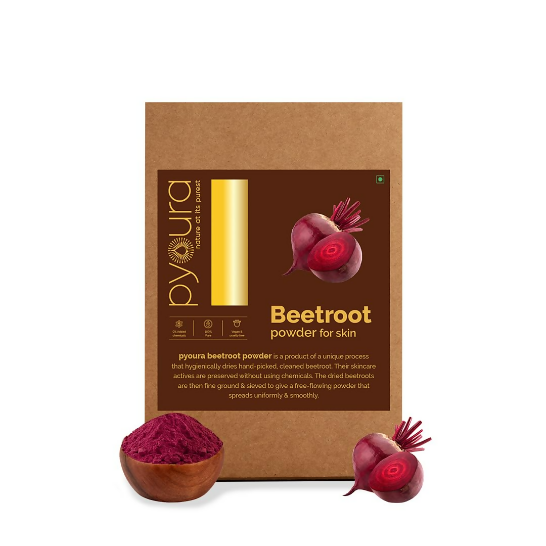 Pyoura Beetroot Powder For Clear Glowing & Rosy Skin Face Pack