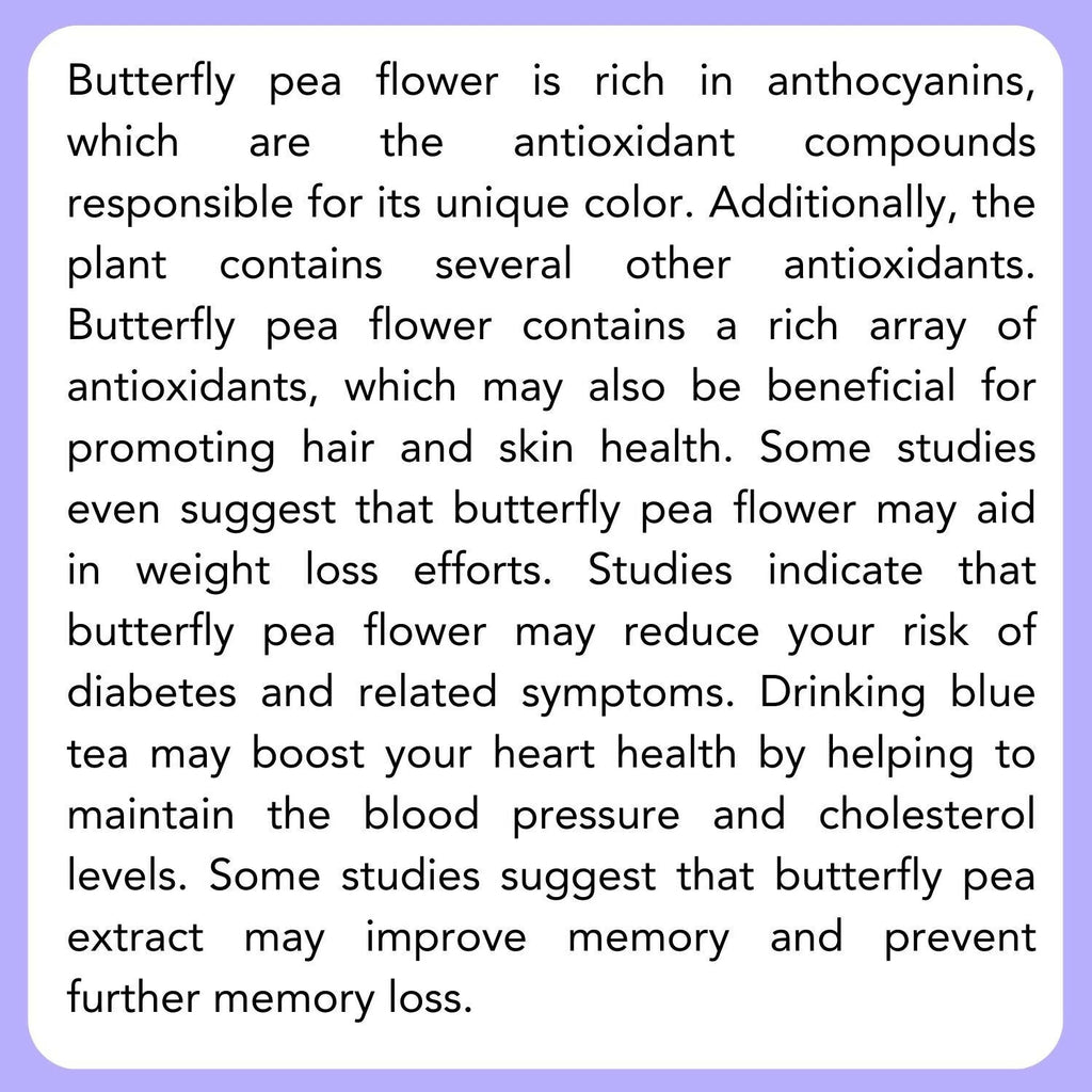 Satvi Wellness Shankhupushpi flower Tea | Blue Butterfly pea tea | Blue tea mix - Distacart