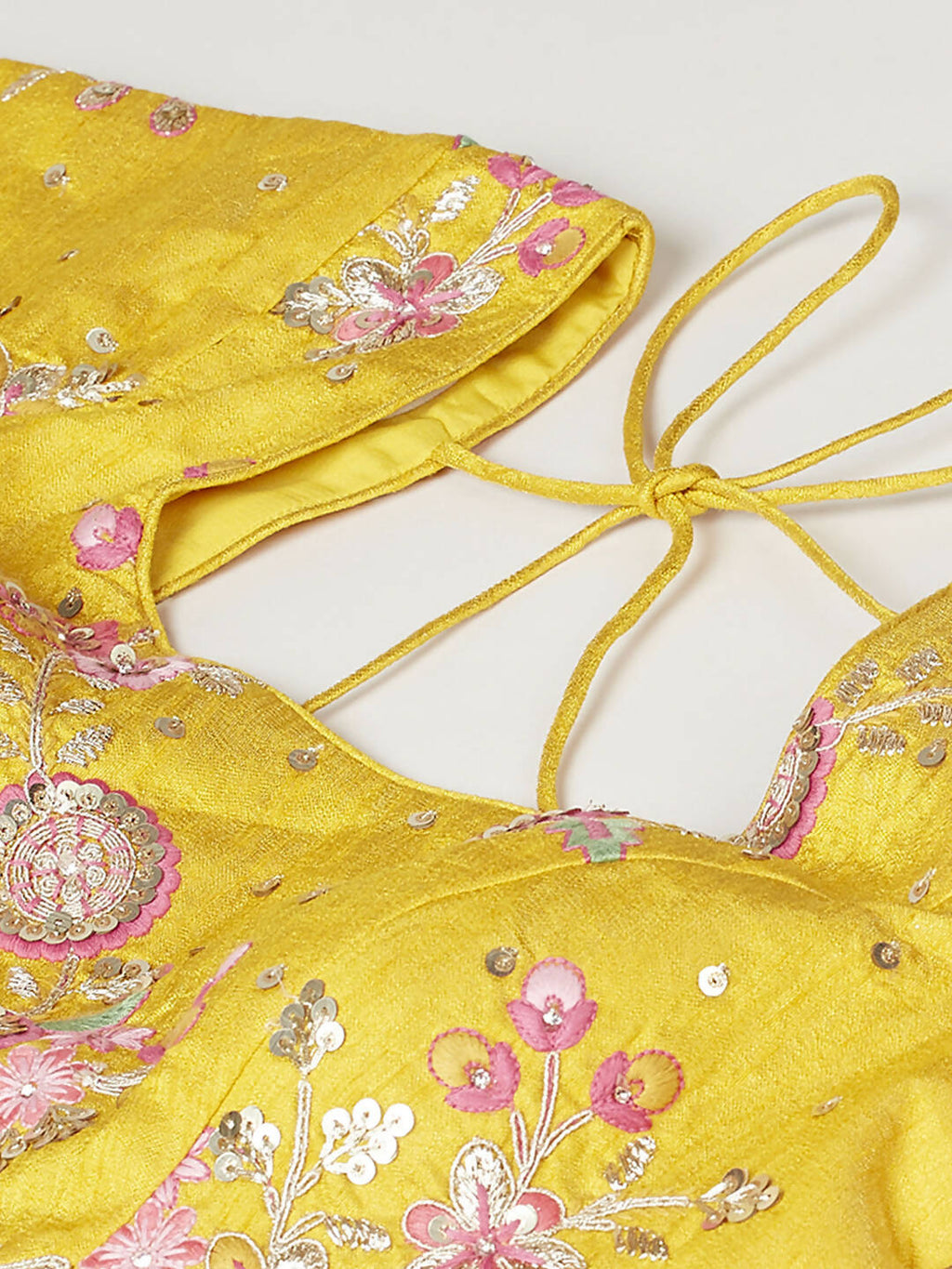 House of Panchhi Rose Pure Georgette Sequinse Work Lehenga & Blouse with Dupatta