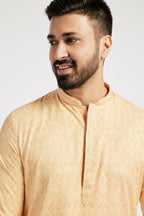 Ethnic India Yellow Men's Kurta
